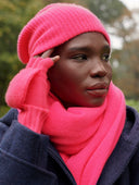 Cashmere Plush Rib Beanie