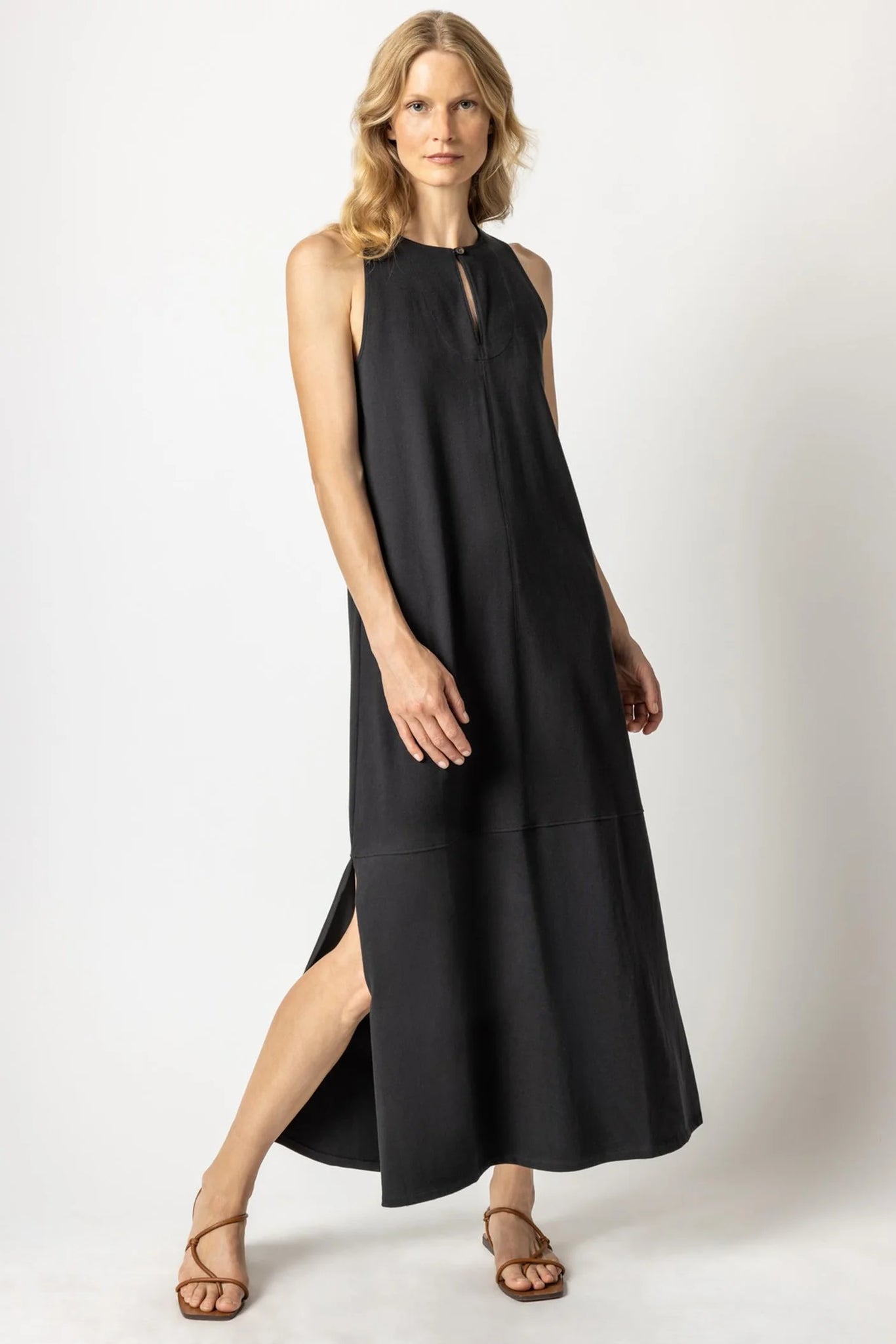 black keyhole maxi dress Halterneck Keyhole Cutout Maxi Dress In Black Sequin | EGO US
